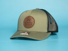 Load image into Gallery viewer, AHS/Authentic Leather Patch Company Hat- Army Green
