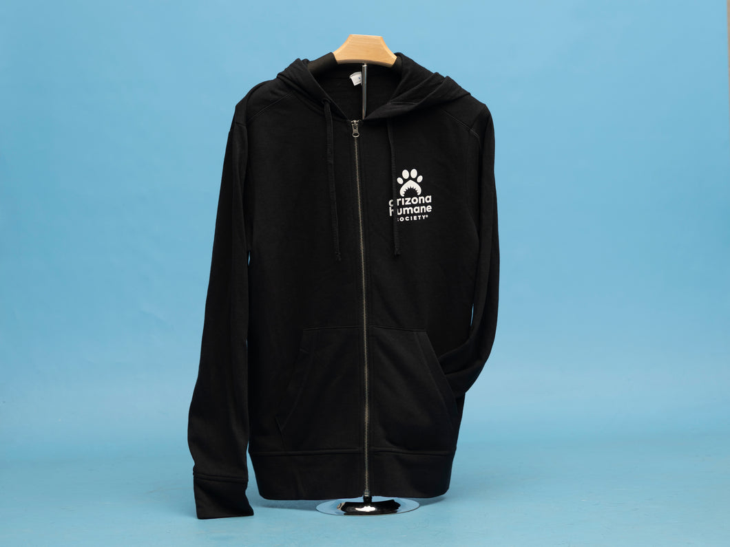 AHS Zip-Up Hoodie- Black
