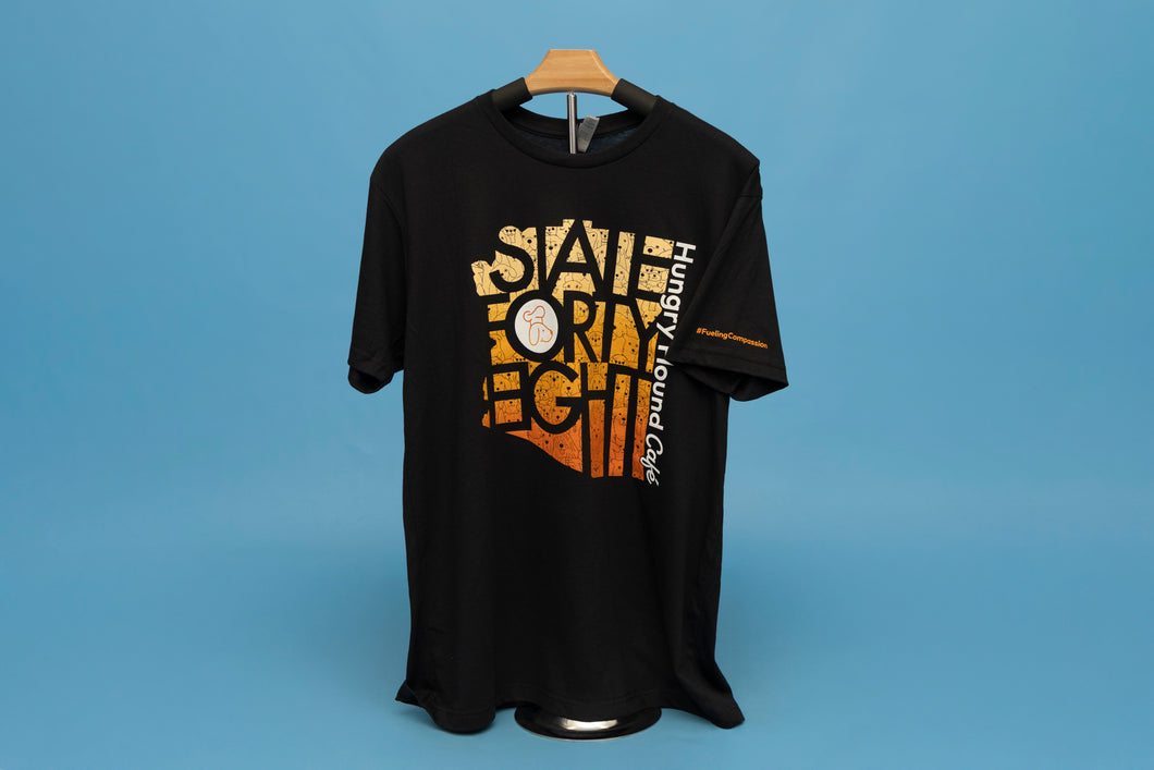 AHS Hungry Hound Cafe/ State 48 Collab Shirt- Black