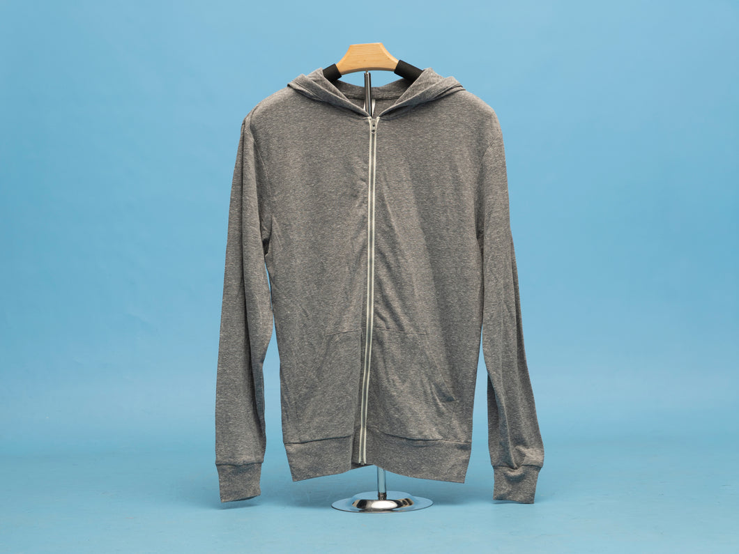 AHS Zip-Up Hoodie- Light Grey